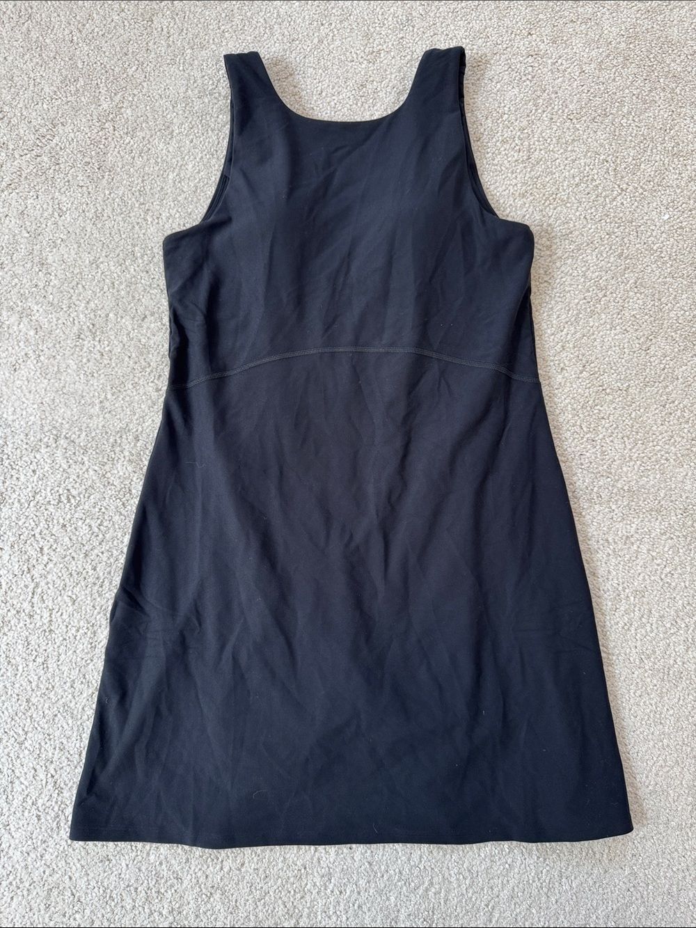 SPANX Smooth OnForm Tank Dress with Built-in Shorts and Bra Black SzM